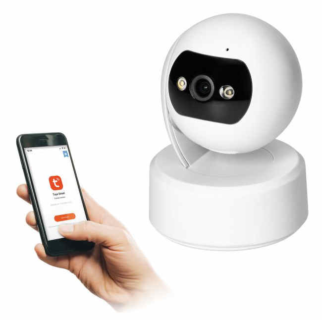 WiFi IP kamera otočná  PTZ - vnitřní 4MP - TUYA