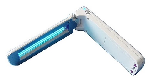 Kapesní dezinfekční a sterilizační lampa Hütermann UV - vysoká účinnost proti koronavirům a ostatním mikrobům..