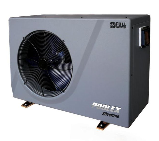 TepeIné čerpadIo  7kW 3x ÚSPORNĚJŠÍ Poolex Silverline Full Invertor 70 - EXTRÉMNĚ VÝKONNÉ,  S CHLAZENÍM, WIFI, samomontáž ,  pracuje od -7°C.