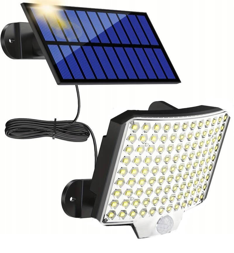 LED solární světlo s pohybovým a soumrakovým senzorem (106 LED).