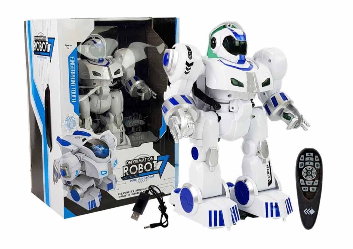 Interaktivní dálkově ovládaný robot K4 – tanec a funkce otisku prstu