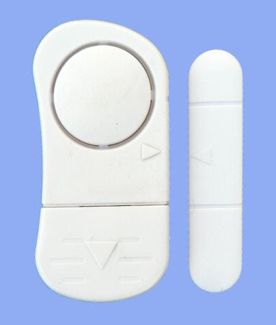 Signalizační bezdrátový dveřní okenní magnetický alarm 90dB - kontakt na okna a dveře s magnetem