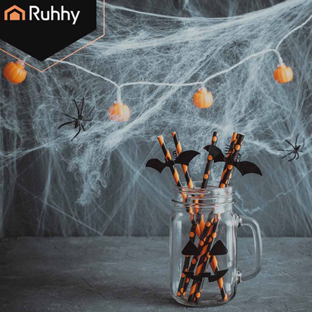 Umělá pavučina + dva pauci Runhy.