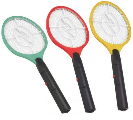 Elektrická plácačka na mouchy na baterie - barva dle skladu.