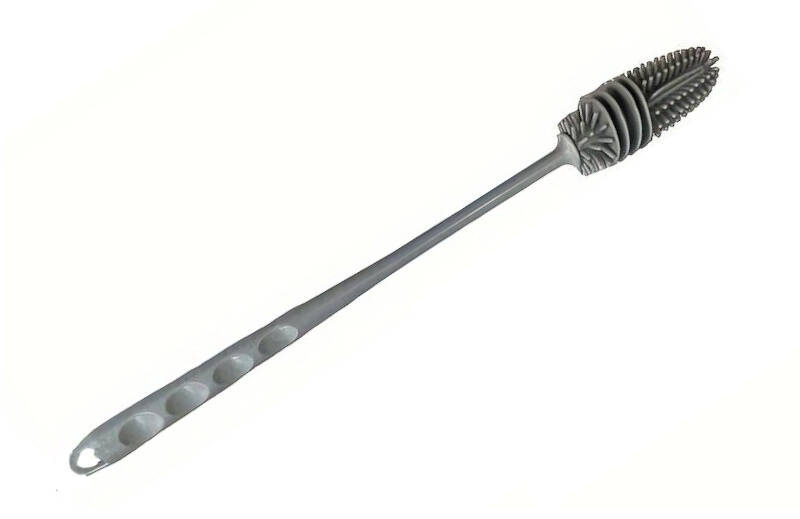 Silikonový kartáč na nádobí - štětka na mytí lahví a sklenic