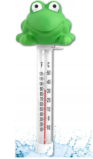 Teploměr plovoucí bazénový – žába..
